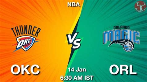 OKC Vs ORL Dream11 Team Prediction Fantasy NBA Tips 14 Jan 2024