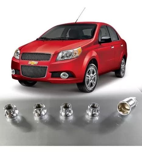 Birlos De Seguridad Chevrolet Aveo Acero Solido Meses Sin