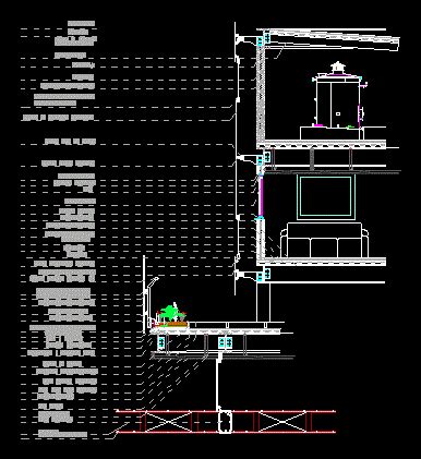 Se O De Fachada No Autocad Biblioteca Cad