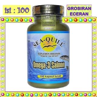 Jual Sea Quill Omega 3 Salmon Isi 120 100 60 Isi 30 SeaQuill