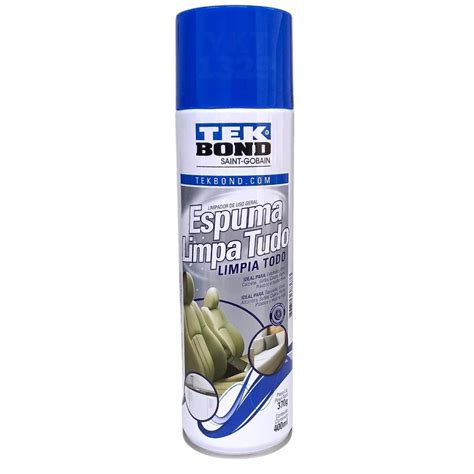 Espuma Limpa Tudo Spray Tek Bond Multiuso Desengripante 400ml Shopee