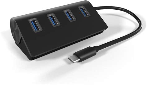 4 Port USB 3 1 Gen 2 Hub 10 Gbps SuperSpeed Portable Type C USB 3 1