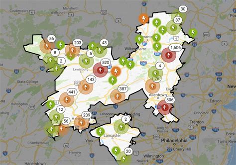 Penn Power Outage Map | Carolina Map