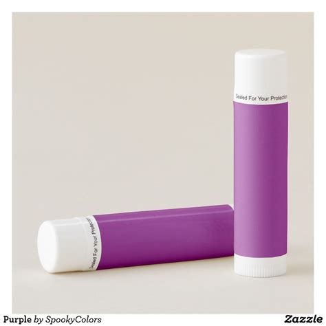 Purple Lip Balm Zazzle Purple Lip Balm Color Lip Balm The Balm