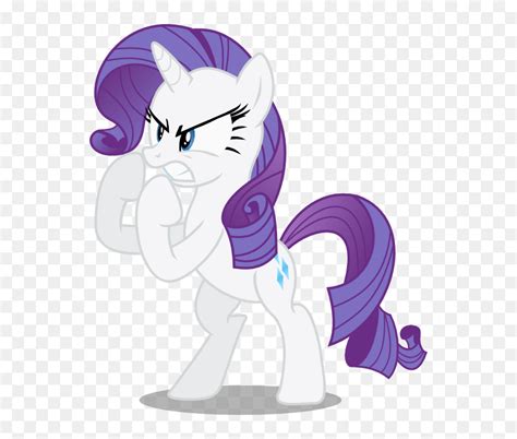 My Little Pony Rarity Angry, HD Png Download - vhv