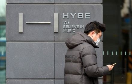 Man Walks Past Hybe Headquarters Building Editorial Stock Photo - Stock ...