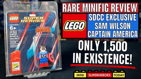 SUPER RARE LEGO Sam Wilson Captain America SDCC 2015 Exclusive