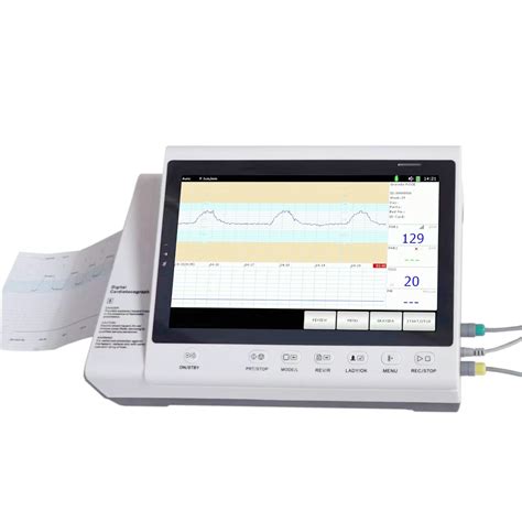 Color Display Portable Use Maternal Fetal Monitor Ctg Machine China