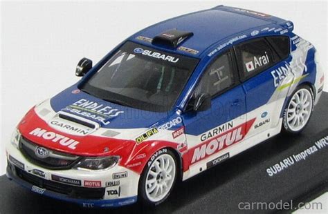 J COLLECTION JC29020RL Scale 1 43 SUBARU IMPREZA WRX STI TEAM ARAI N