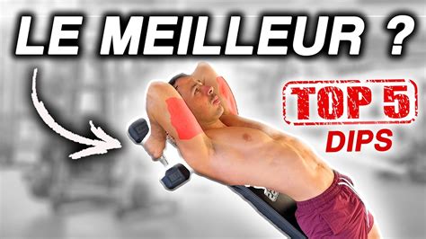 Les Meilleurs Exercices Pour Les Dips Mon Top Youtube