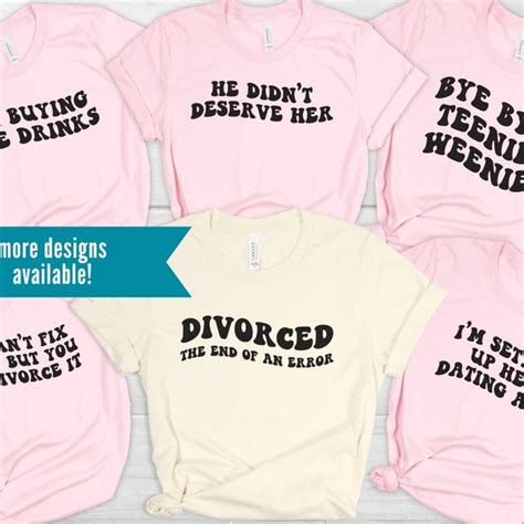 Divorced Shirt Etsy