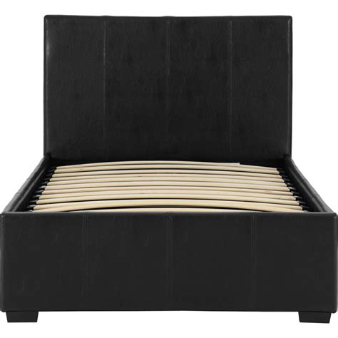 Seconique Waverley Single Black Storage Ottoman Bed Frame Wilko