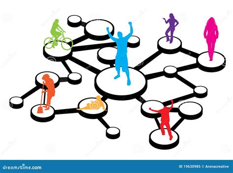 Social Media Connections Diagram Royalty Free Stock Photo - Image: 19630985