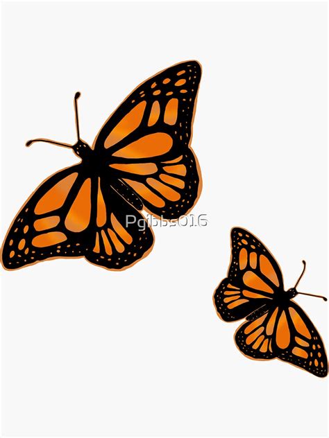 Monarch Butterfly Sticker Pack Sticker By Pgibbs016 Redbubble