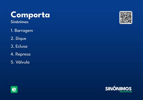 O Que Significa Comporta - Comporta - Significado e Sinônimo - escreva.ai
