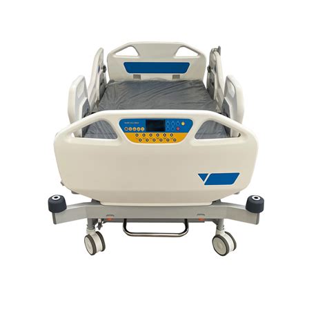 Hospital 5 Functional Motorized ICU Medical Bed Cot With Mattress