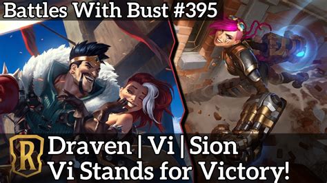 Draven Vi Sion Vi Stands For Victory Lor Eternal Deck Battles