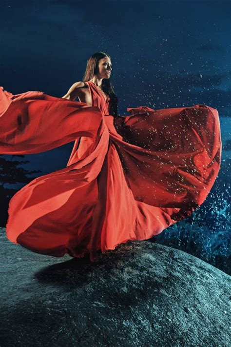 Red Flying Dress For Photo Shoot Artofit