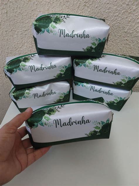 Necessaires Box Lembrancinhas Casamento Verde Menta Elo