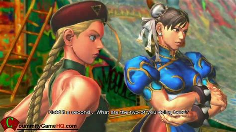 Street Fighter X Tekken SFXT Chun Li And Cammy Rival Battle Cutscene