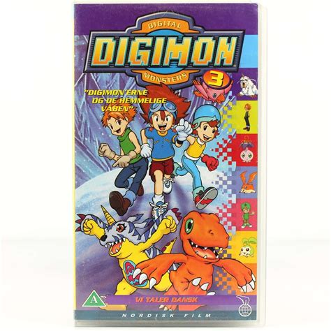 Digimon Digital Monsters Vol Vhs Wts Retro K B Filmen Her