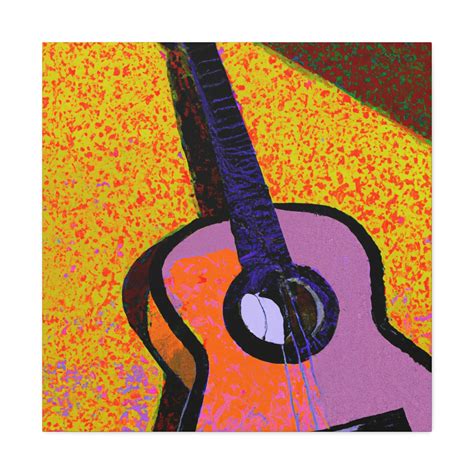 Acoustic Guitar Pop Art Canvas Walmart