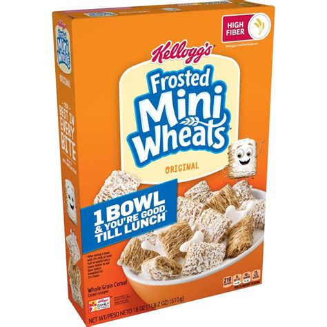 Greet The Day With Kelloggs Original Frosted Mini Wheats A Wholesome Low Fat Breakfast