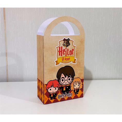 Sacola Harry Potter Personalizada Lembrancinha Para Anivers Rio