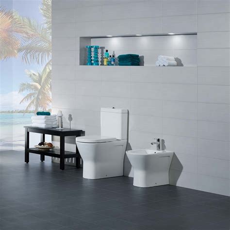 Resort Quick Release Rimless Wall Faced Toilet Suite ArchiPro NZ