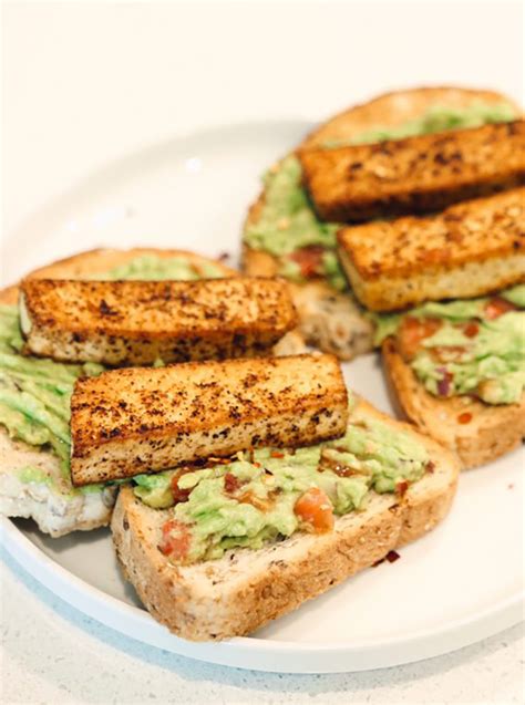 Spicy Tofu Avocado Toast Liv B