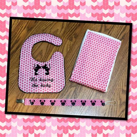 Custom Bib Burp Cloth And Pacifier Clip Custom Bibs Burp Cloths Burp