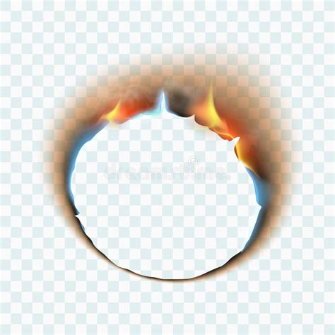 burning torn hole  ripped paper  burnt  flame  transparent