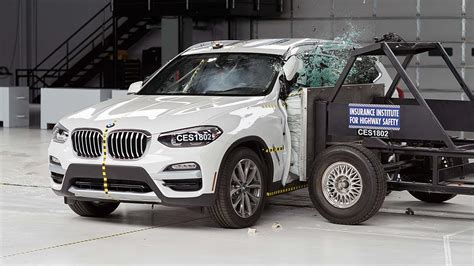 Bmw X Side Iihs Crash Test Youtube