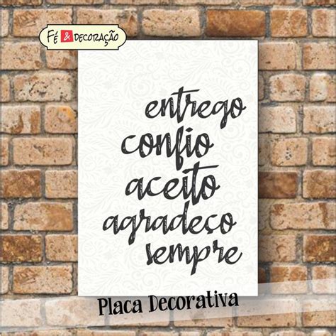 Placa Decorativa Fé And Decoração Elo7 Produtos Especiais