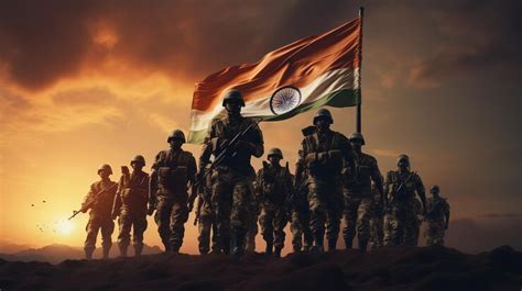 Illustration Of Indian Army Independence Day India Premium Ai