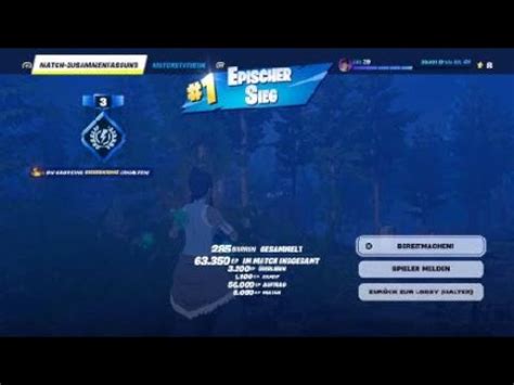 Fortnite Solo Runde Epischer Sieg Youtube