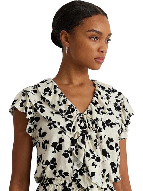 Womens Ruffle Blouses Free Shipping