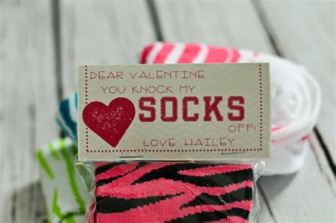 Valentine Printable You Knock My Socks Off Instant Etsy