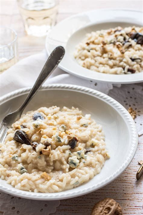 Risotto Con Prugne Blu Di Capra E Noci E Regole Per Un Risotto