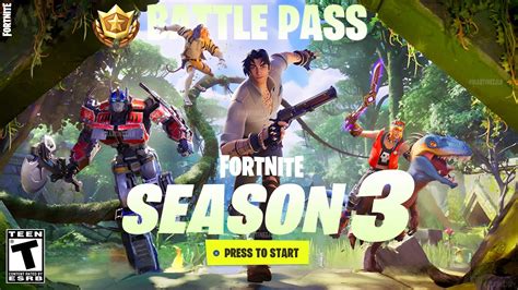 Oficial Bienvenidos A Fortnite Capitulo 4 Temporada 3 Pase De