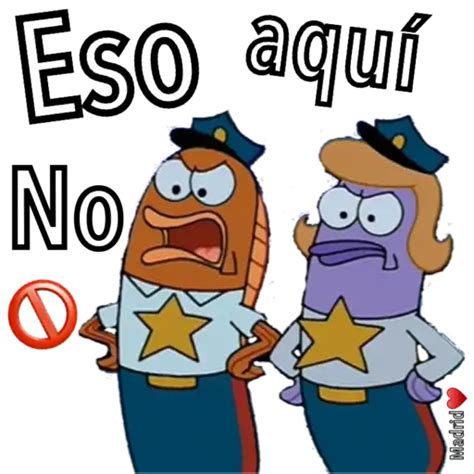 ESO Aqui No Sticker De WhatsApp DescargarStickers