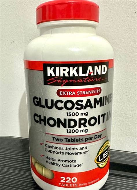 Kirkland Signature Glucosamine Hci 1500mg Chondroitin Sulfate 1200mg 220 Tablets From Us Lazada Ph