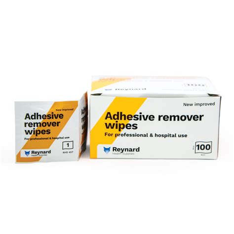 Reynard Adhesive Remover Wipes Whiteley Medical Supplies