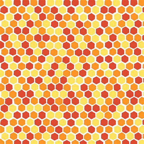 Honeycomb Red Orange Yellow From Pen Pals Collection By Kim Schaefer