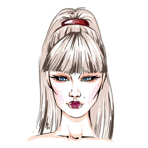 Fashion Illustration Faces