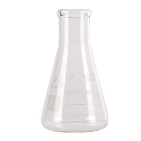 Clear Lab Conical Flask Glass Scientific Safe Glassware Laboratory