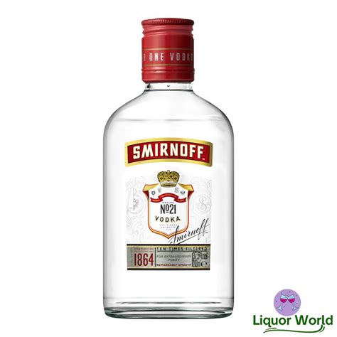 Smirnoff Red Label Vodka Glass Miniature 200ml Liquor World