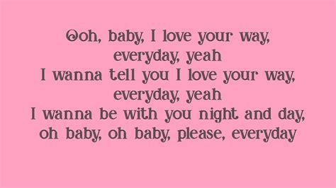 Baby I Love Your Way Karaoke Text Robin Michels Youtube