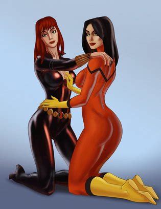 Black Widow Lesbian Luscious Hentai Manga Porn