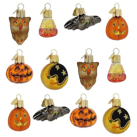 Check Out Mini Halloween Ornaments Box12 By Old World Christmas At